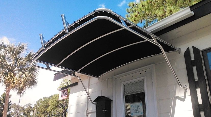 Custom awning fabrication