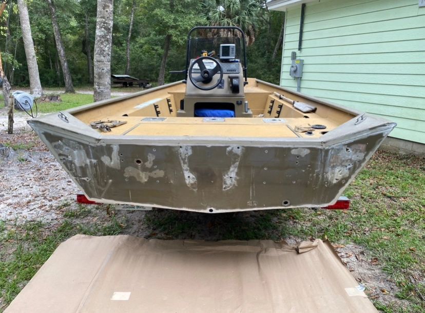 Boat repair detail