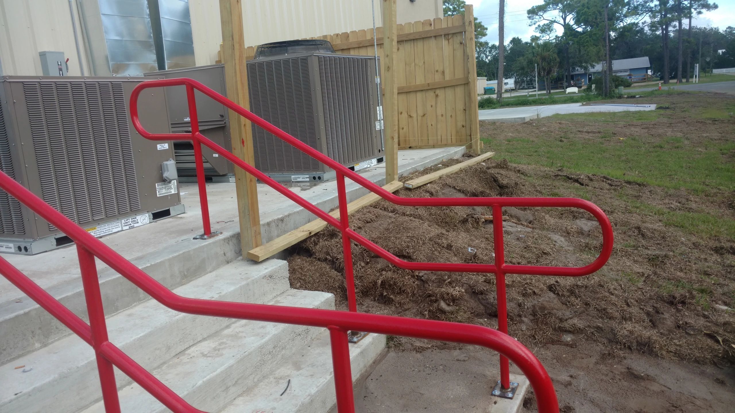 Metal railing