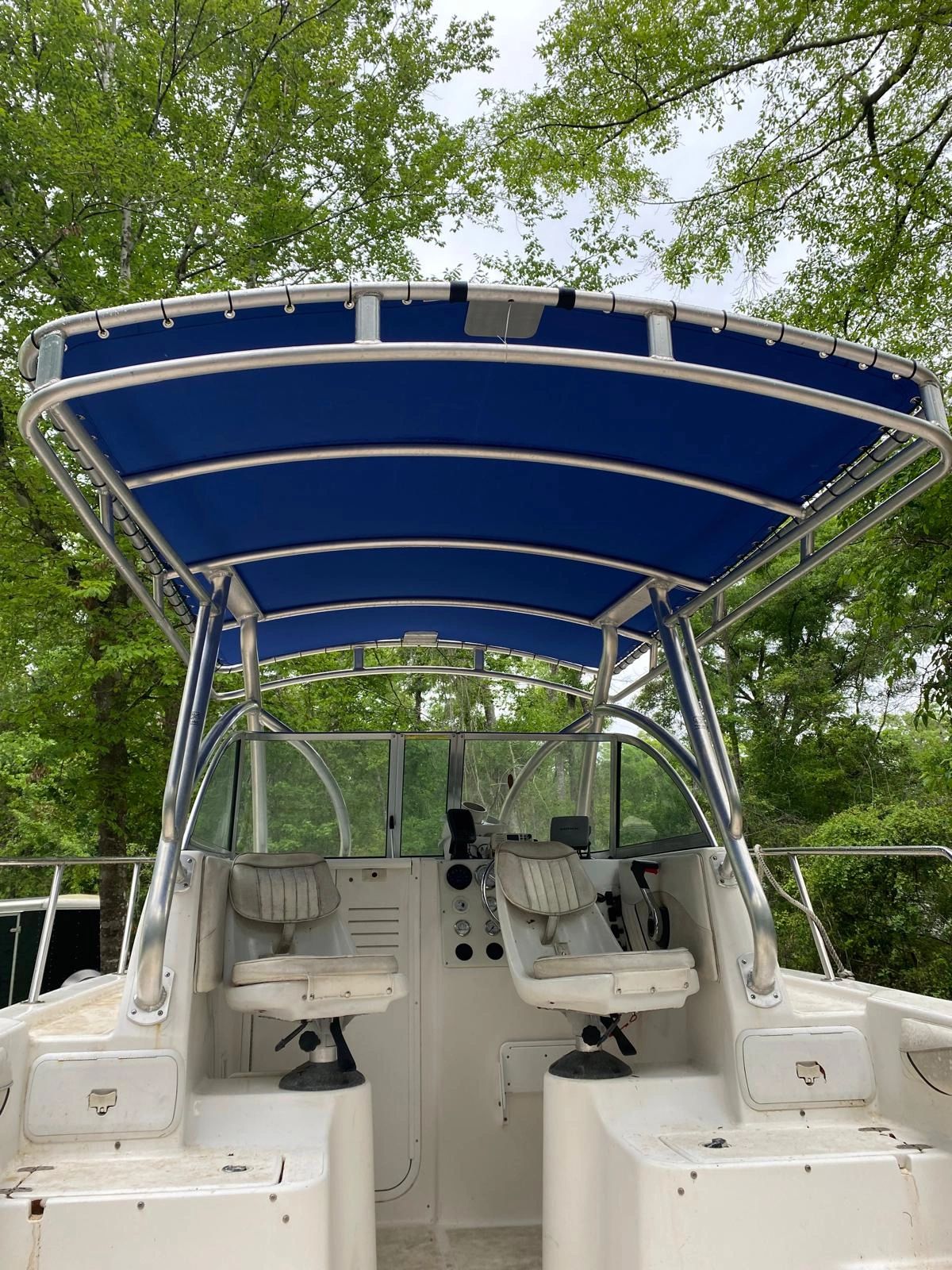 Boat top installation