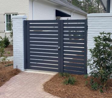 Metal railing