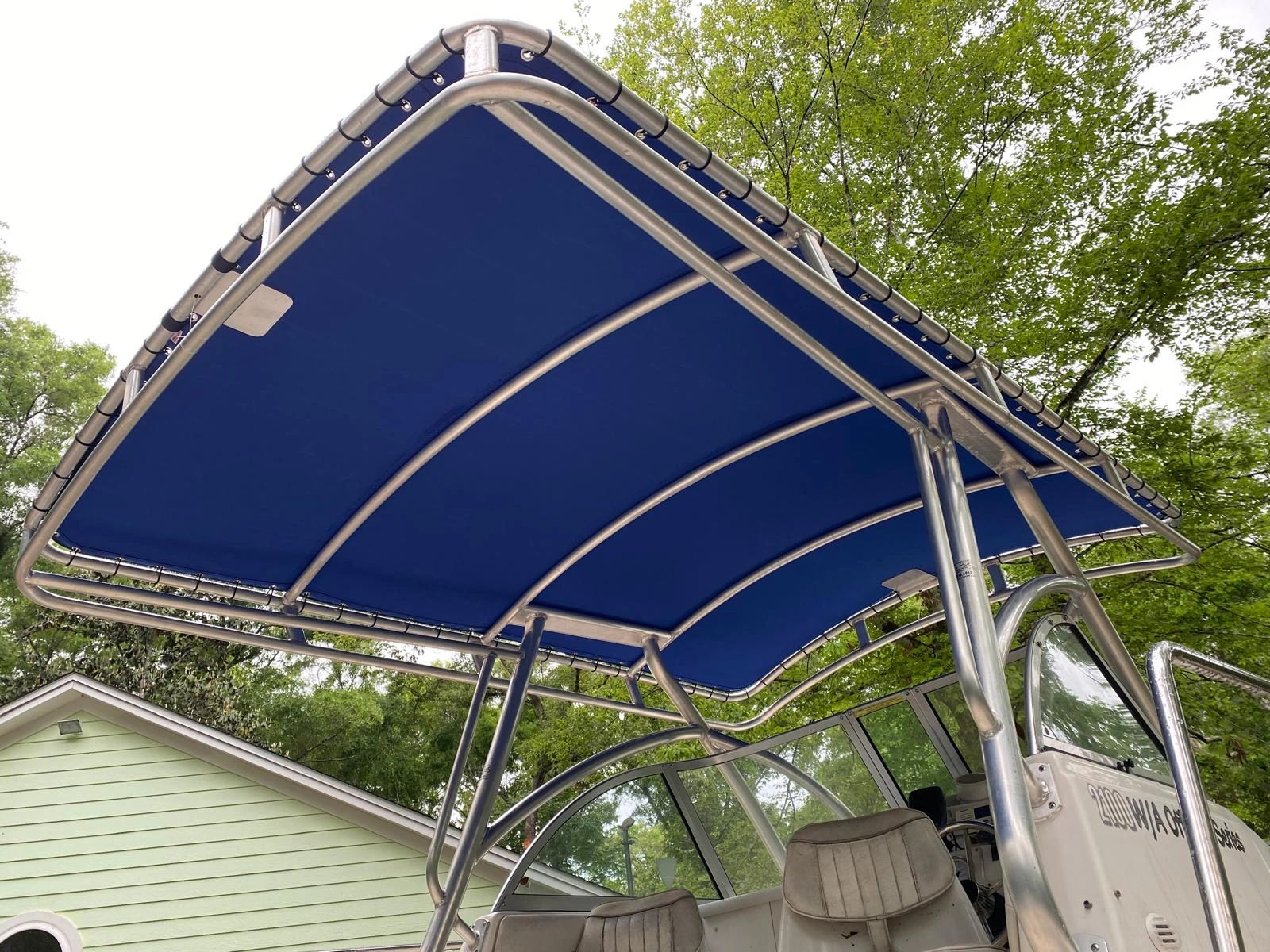 Boat top frame