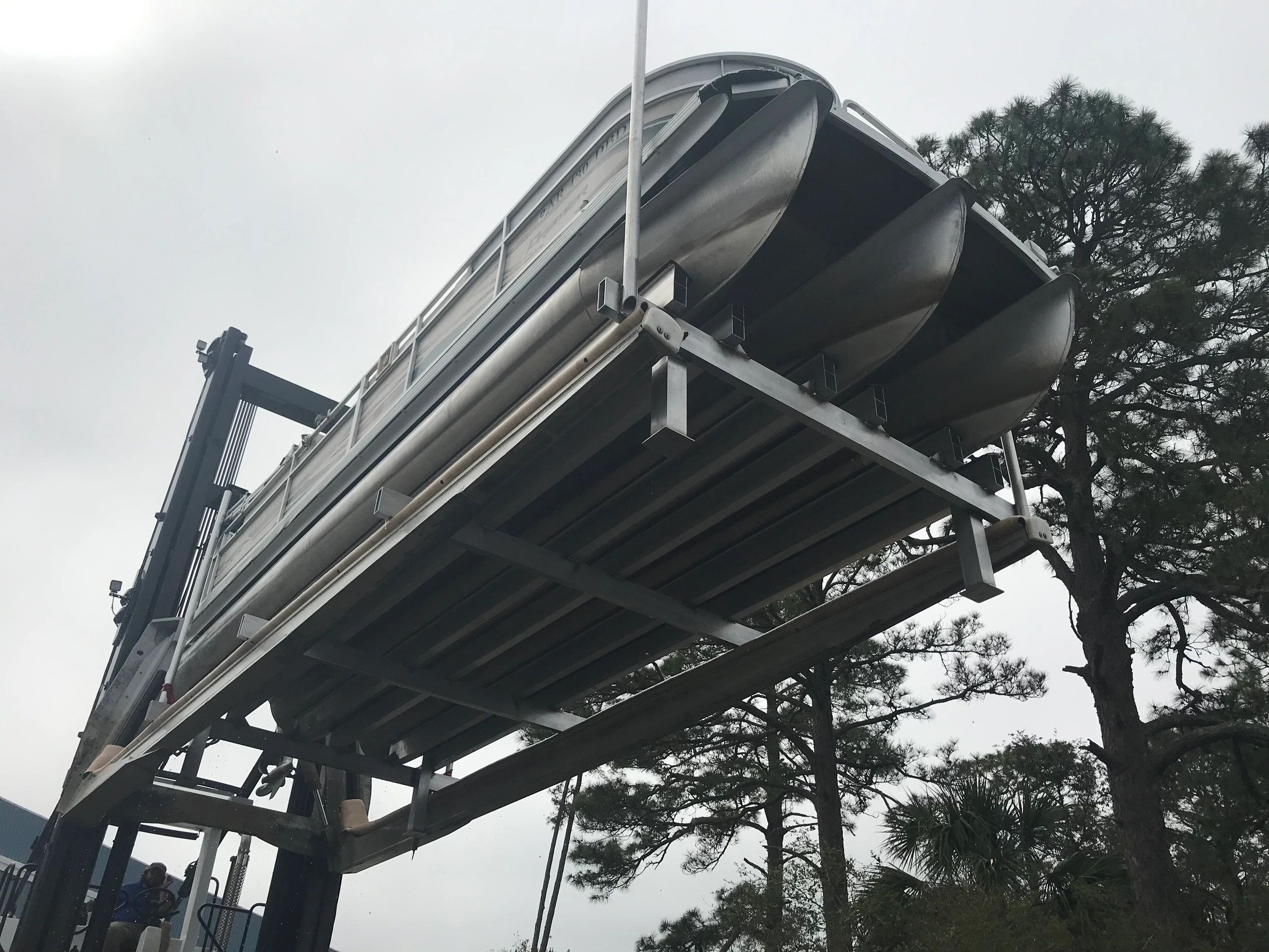 Boat storage rack fabrication